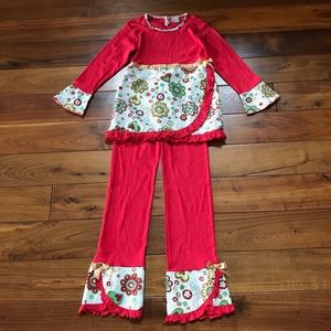 Ann Loren Girl's Outfit (Top & Pants)(NWOT)